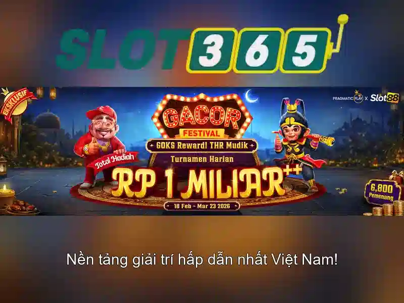 Trải nghiệm người chơi tại Slot365